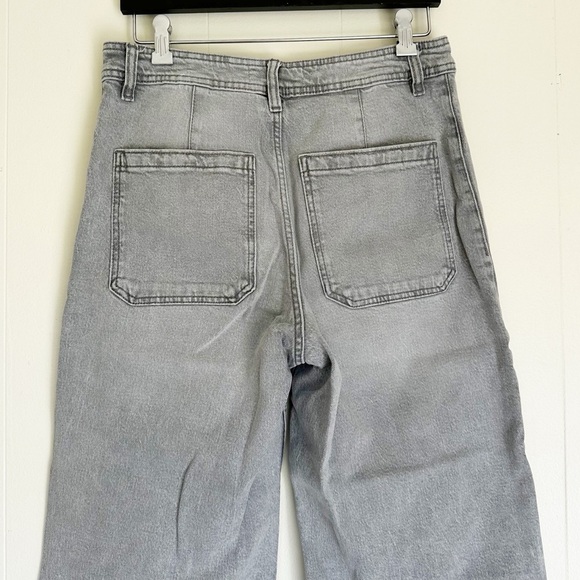 MANGO Catherine High Waist Wide Leg Jeans Altered Size 8 - Picture 8 of 9